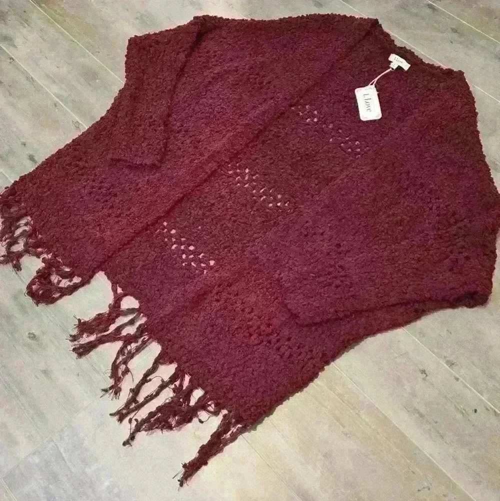 NWT L Love Super Soft Cardigan